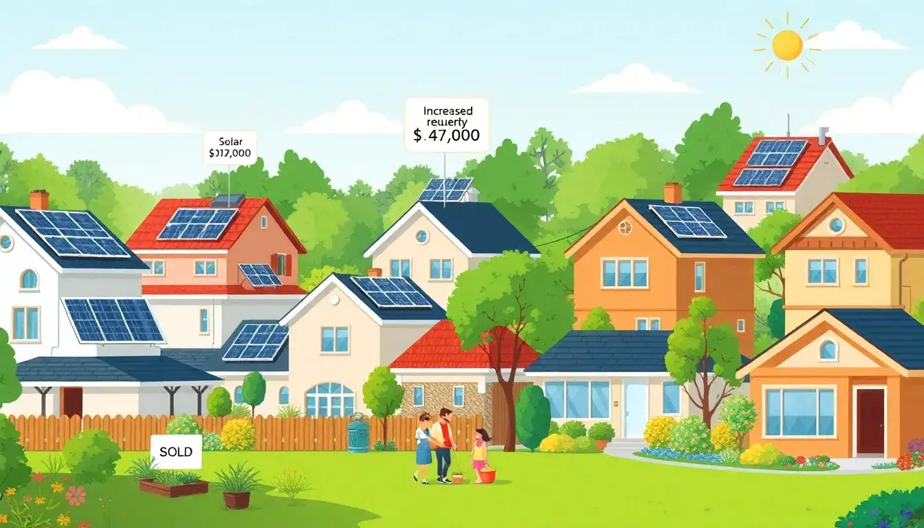 Are there any states where solar installations have a positive impact on property values