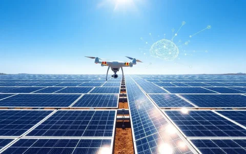 How does AI help in predictive maintenance of solar panels