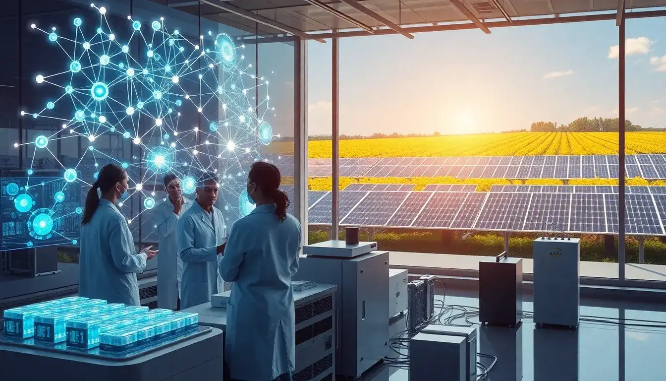 How can AI optimize energy storage solutions for solar power