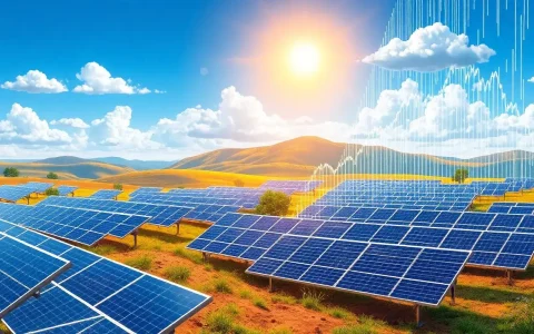 How does AI handle weather-related fluctuations in solar energy production