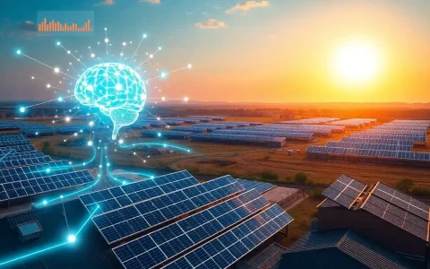 What role does machine learning play in optimizing solar energy output