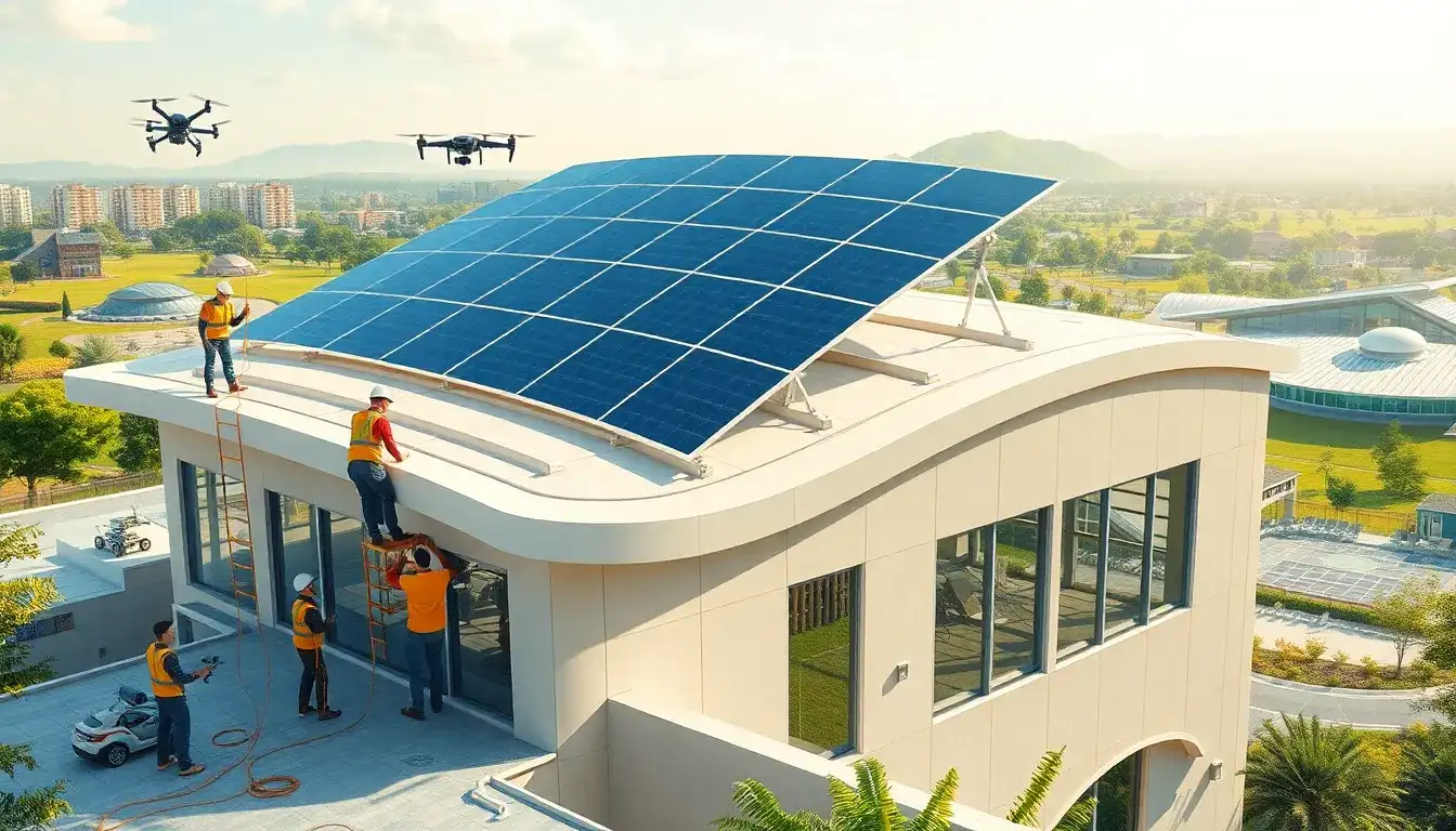 How do flexible and lightweight solar panels impact their installation and maintenance