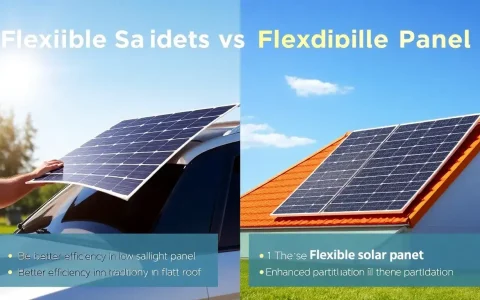 What are the main advantages of flexible solar panels over traditional ones