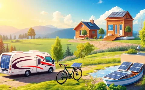 What are the typical applications for flexible solar panels