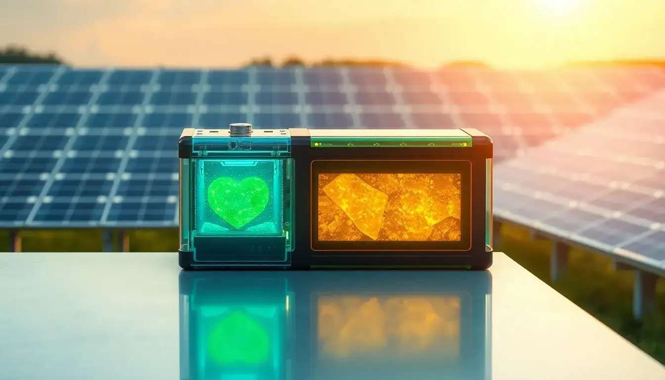 What are the latest advancements in battery technology for solar energy storage