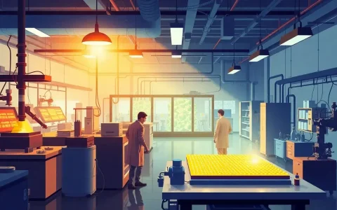 What are the main challenges in scaling up the production of high-efficiency perovskite solar cells