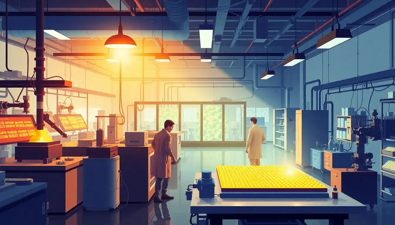 What are the main challenges in scaling up the production of high-efficiency perovskite solar cells