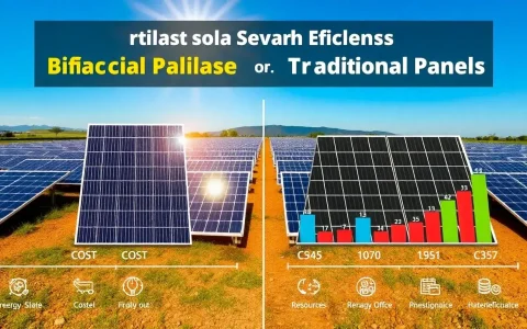 How do bifacial solar panels compare to traditional solar panels in terms of cost