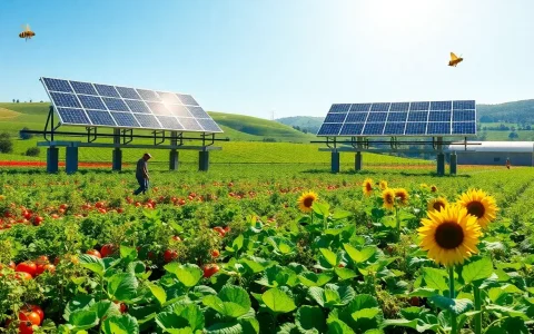 How does agrivoltaics integrate solar energy with agriculture