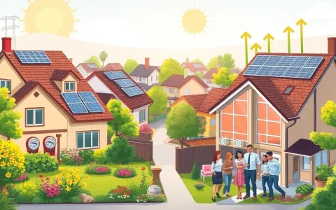 How do local energy costs affect the value of solar-equipped homes