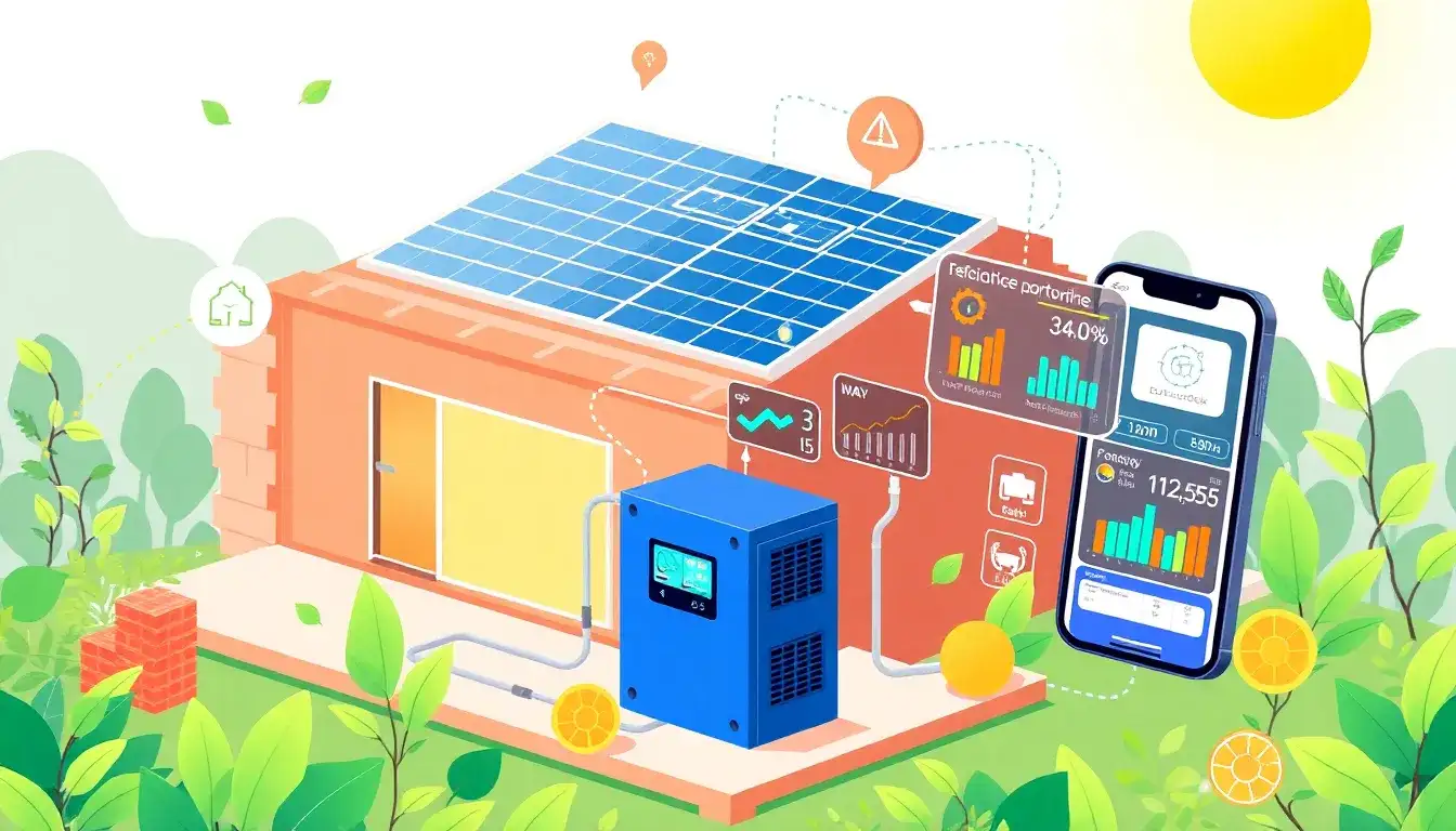 What are the benefits of remote monitoring for solar battery systems