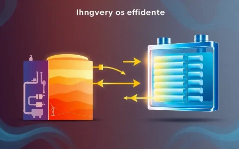 How does the efficiency of thermal energy storage compare to that of lithium-ion batteries
