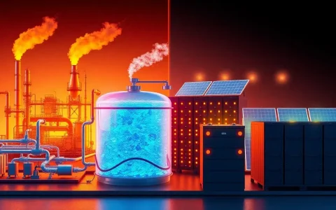 Are there specific industries where thermal energy storage is more cost-effective than battery storage