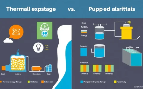 How does thermal energy storage compare to other energy storage technologies in terms of cost and efficiency