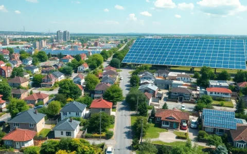 How do proximity and land use affect the negative impact of solar arrays on property values