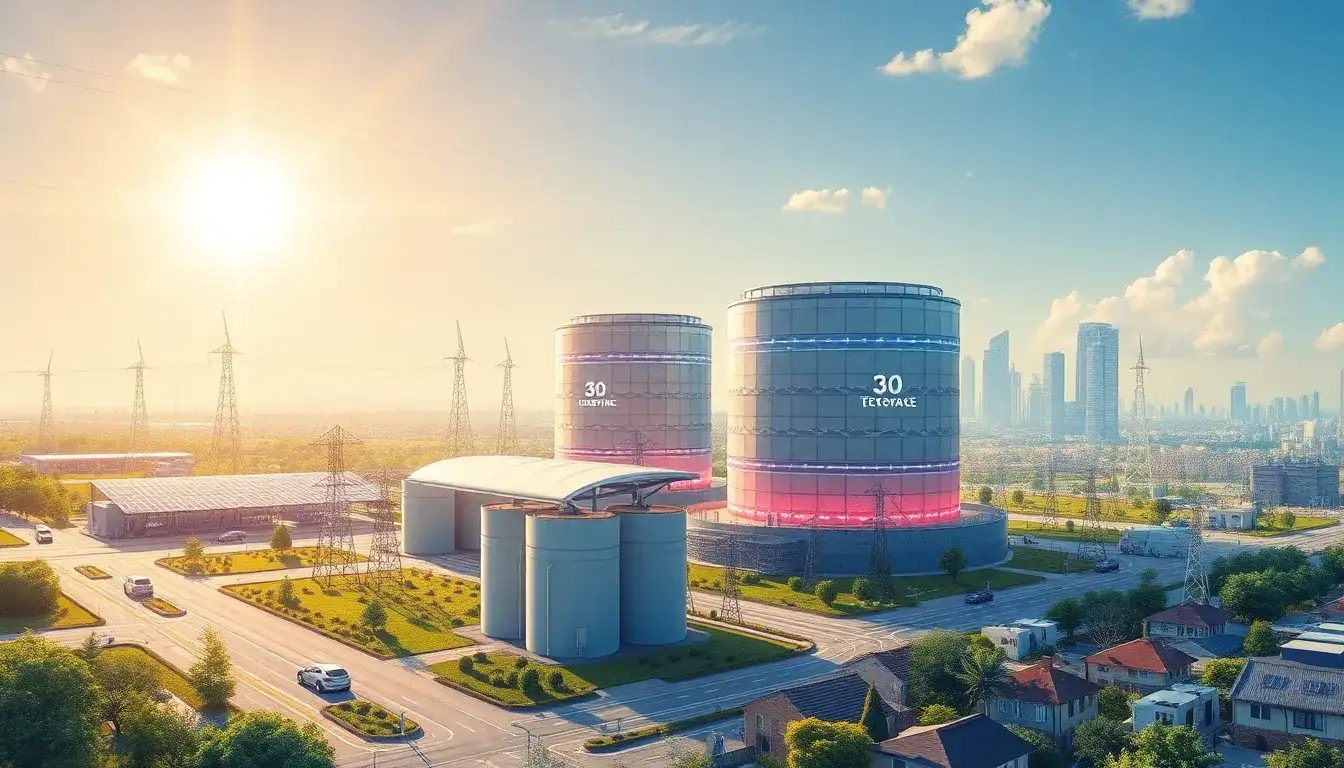 How does thermal energy storage contribute to grid flexibility and stability