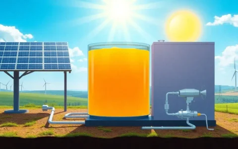 How does thermal energy storage work in solar-plus-storage systems