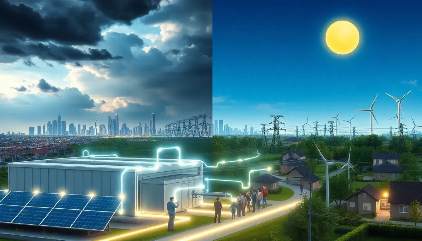 How does energy storage improve grid resilience