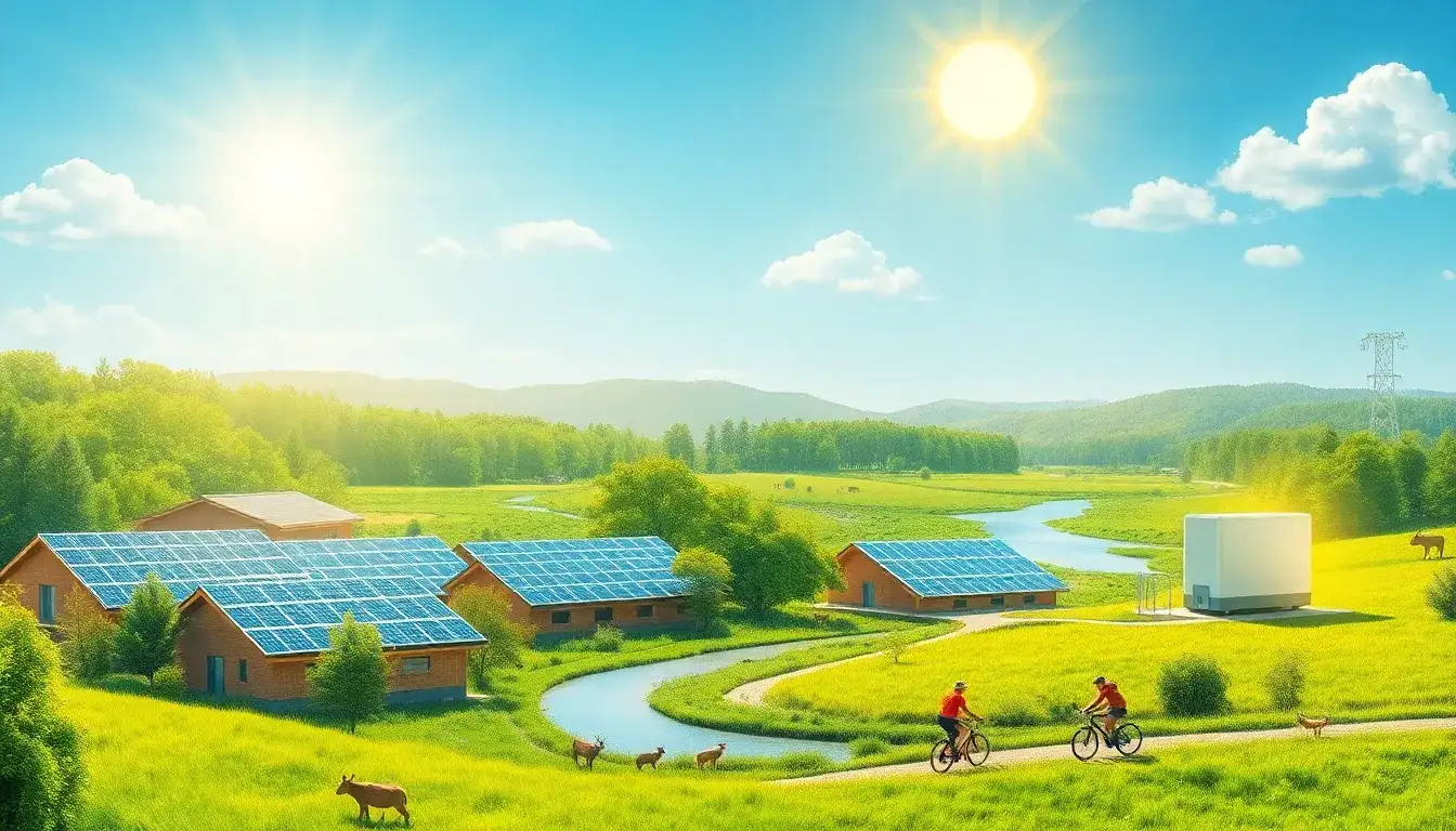 What are the environmental benefits of using solar energy with storage