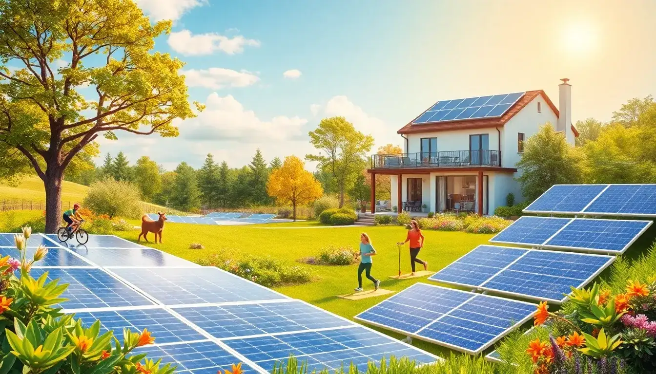 What are the long-term health benefits of using solar energy