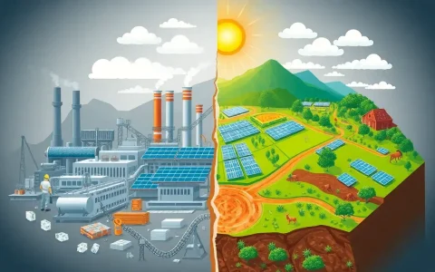 What are the environmental impacts of producing solar panels