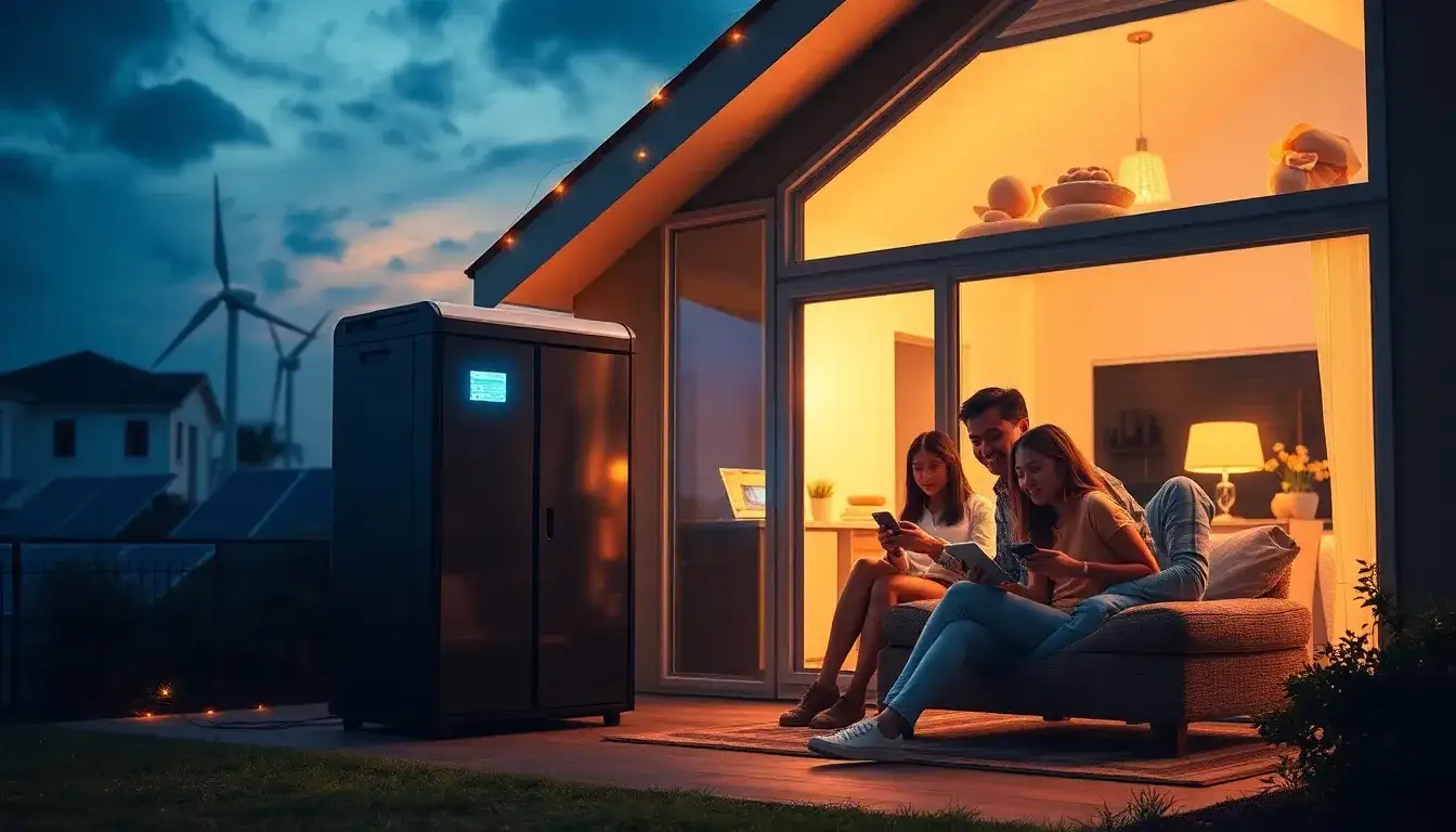 How does energy storage provide backup power during outages