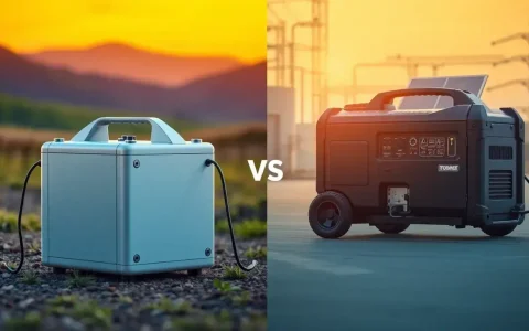 How do portable energy storage batteries compare to traditional backup generators