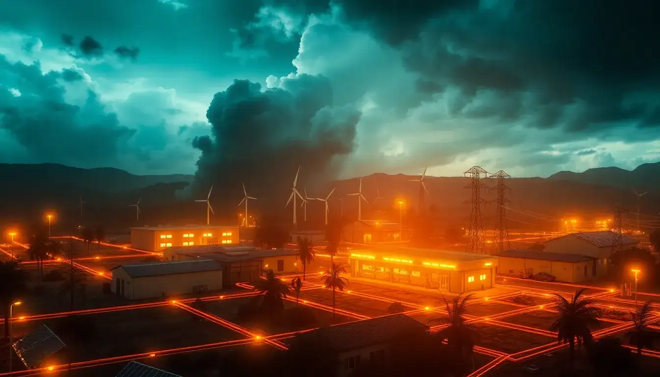 How do microgrids enhance the reliability of critical infrastructure during natural disasters