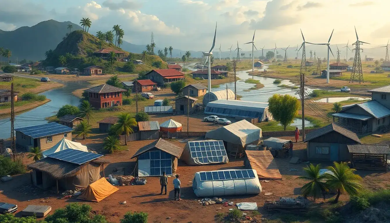 What are the main challenges in deploying microgrids in disaster-prone areas