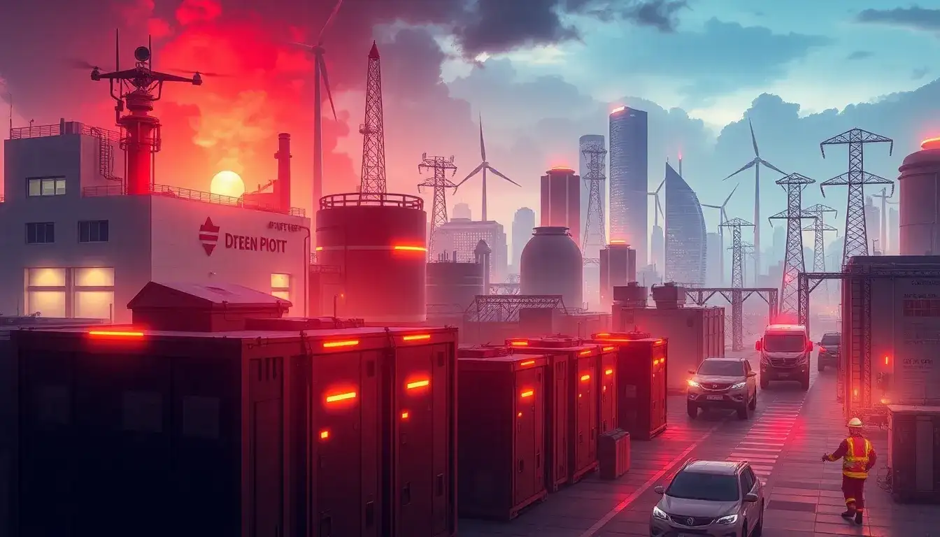 What role do batteries play in maintaining critical infrastructure during emergencies