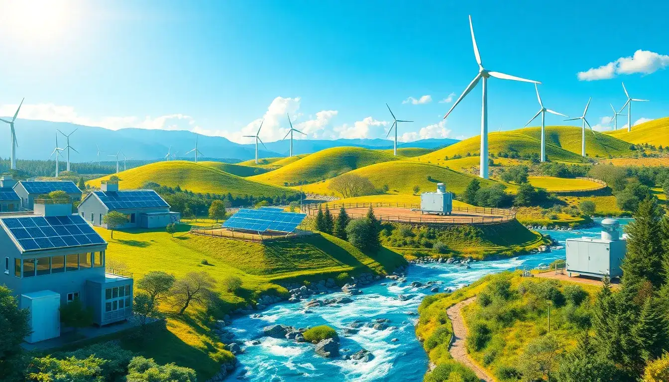 How can solar and wind power storage solutions contribute to a greener future