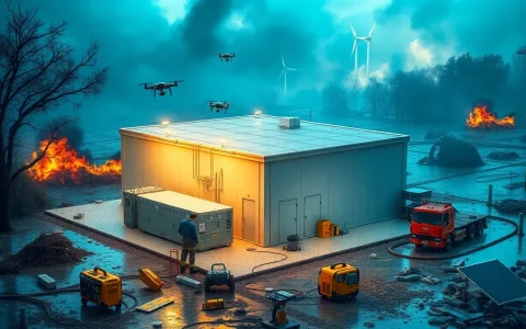 What maintenance considerations are crucial for energy storage systems in disaster scenarios