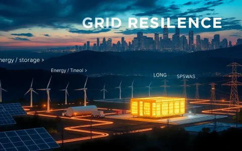 How does energy storage contribute to grid resiliency
