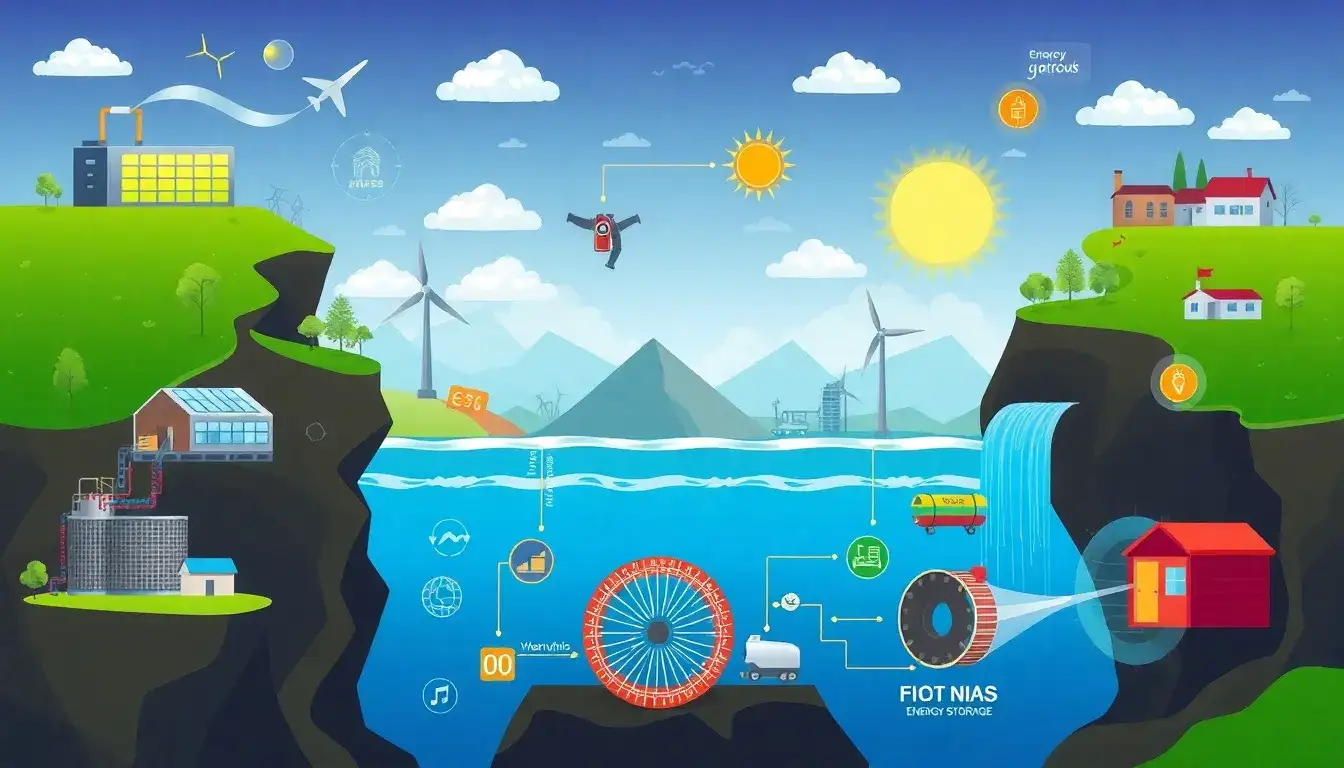 What are the main types of energy storage technologies