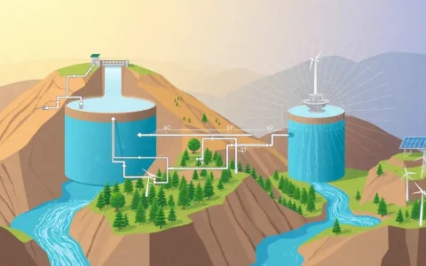 How does pumped hydro energy storage work