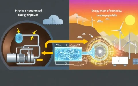 How does compressed air energy storage (CAES) function