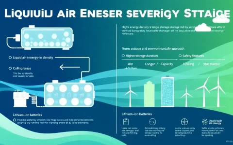 What are the main advantages of liquid air energy storage over lithium-ion batteries