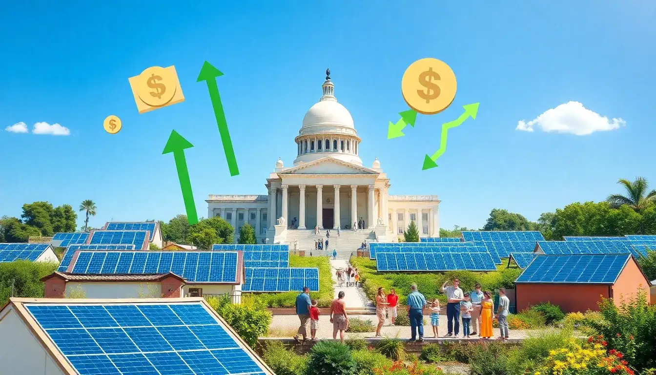 What role do government policies play in promoting solar energy adoption