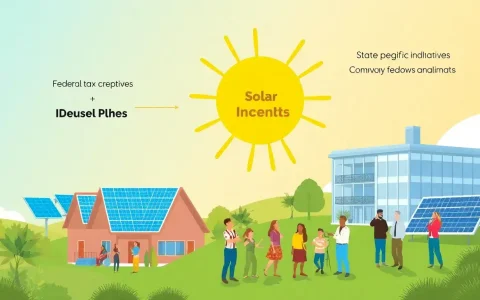 What role do state-specific incentives play alongside federal tax credits for solar energy
