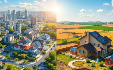 How do solar installations affect the resale value of homes in urban vs. rural areas