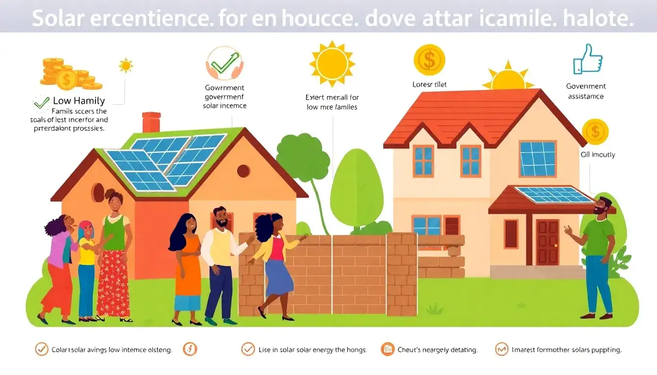 What are the best solar incentives for low-income families