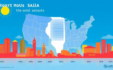 How has rooftop solar growth in Illinois compared to other states over the past decade