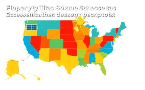 Which states offer both property and sales tax exemptions for solar equipment