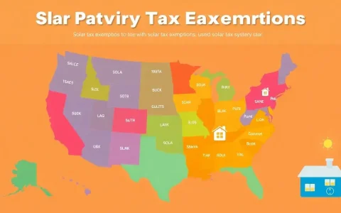 How do property tax exemptions for solar systems work in different states