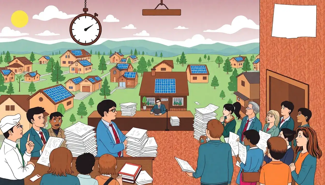 What challenges do local governments in Colorado face with rooftop solar permits