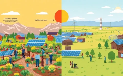 How does Colorado's approach to community solar differ from other states