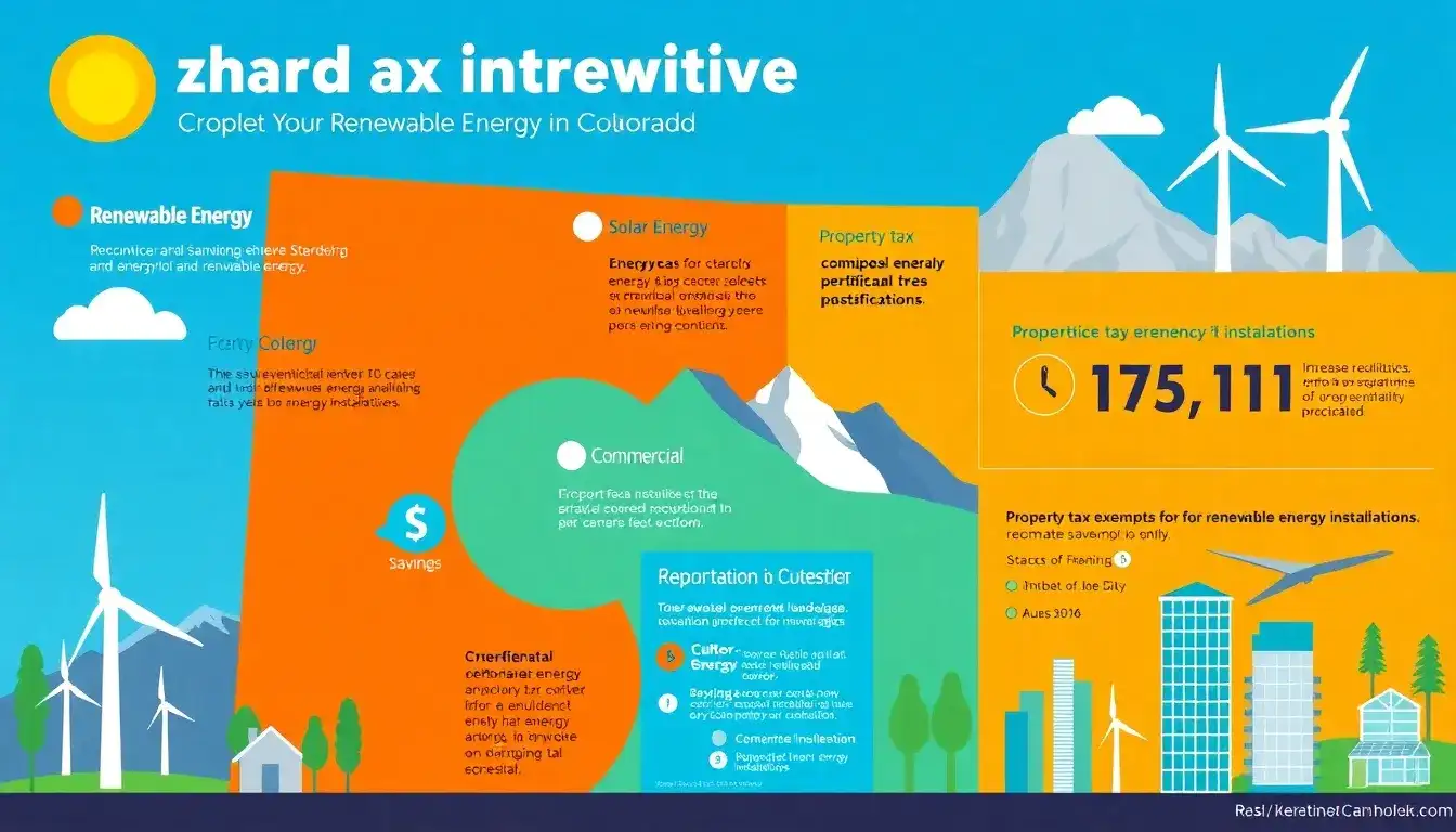 What tax incentives are available for renewable energy in Colorado