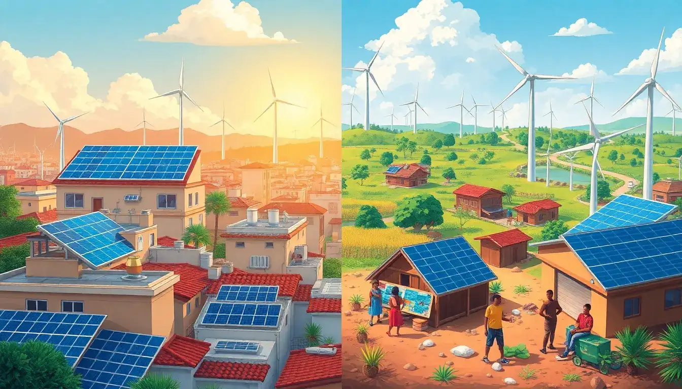 How do incentives for renewable energy differ between developed and developing countries