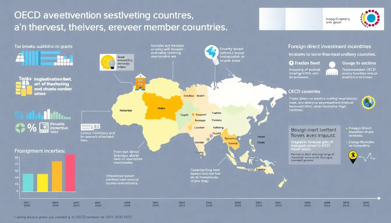 What are the key features of investment incentives in OECD member countries