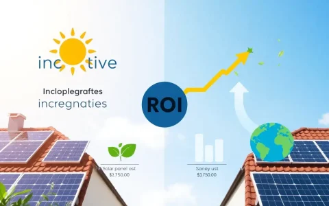 How do solar incentives impact the overall ROI of solar panels